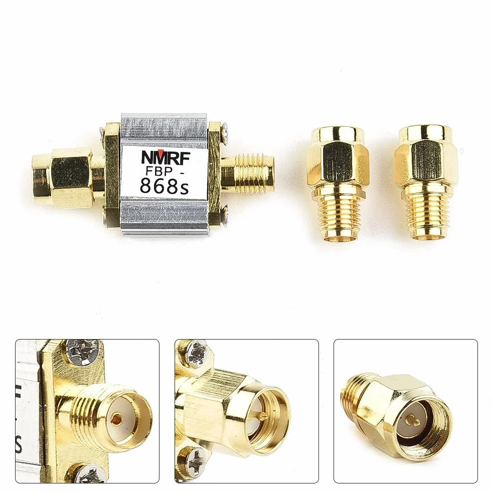 868 MHz, ancho de banda de 4 MHz, filtro de paso de banda Saw para LoRa (LoRaWAN Helium, 866-870 MHz)