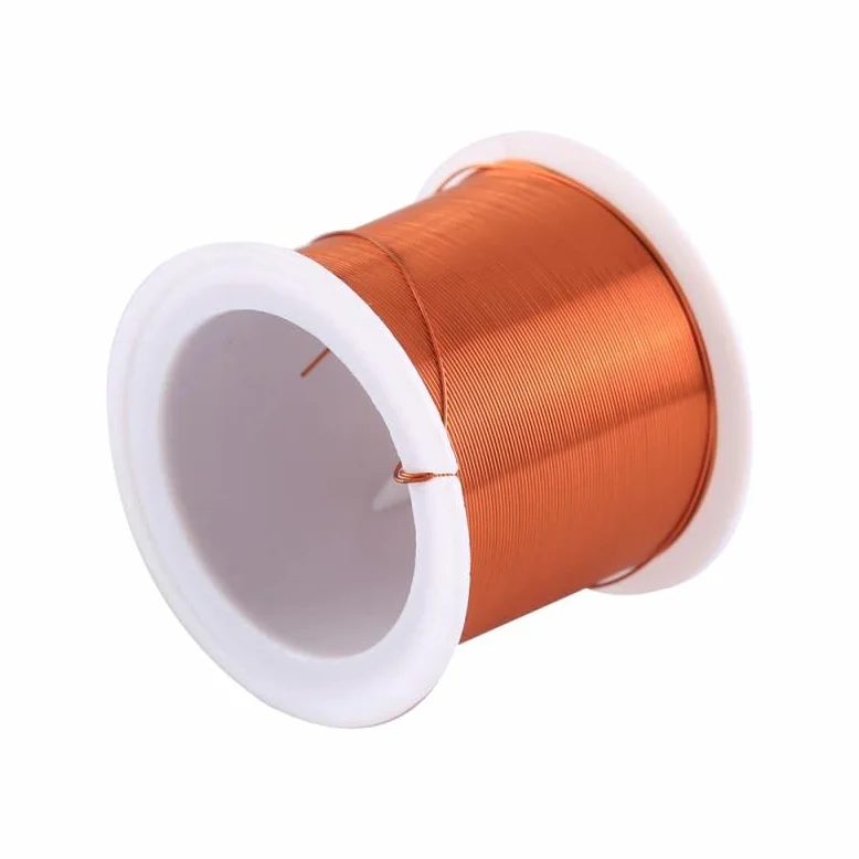 Alambre de cobre, Bobina de cobre de 50 m, diámetro 0,1 mm, calibre 36-40, alambre de cobre desnudo sólido, conductividad térmica, alambre de cobre electromagnético.