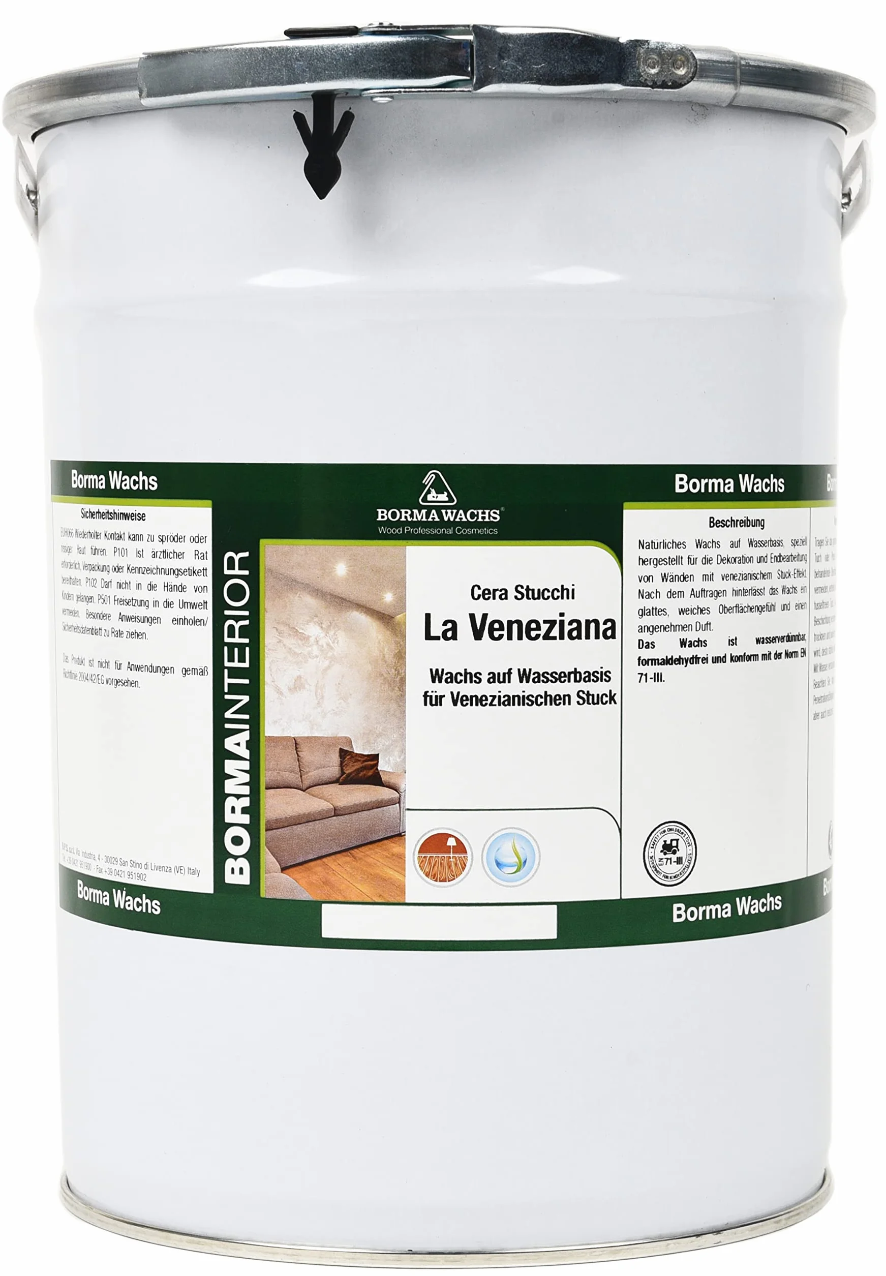 Borma La Veneziana - Cera para estuco veneciano (5 L)