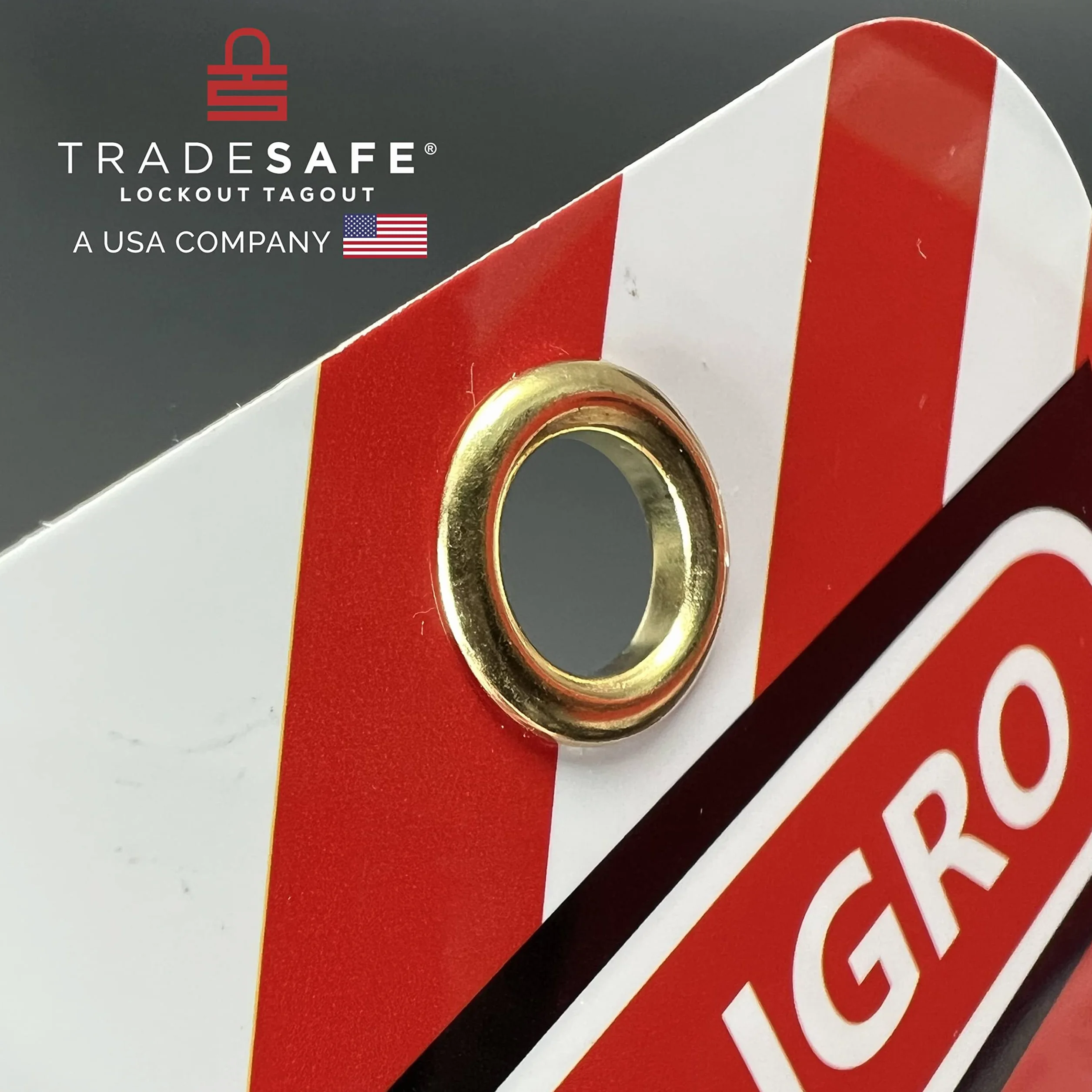 TRADSAFE Etiquetas de bloqueo español, Peligro No Operar, 30 etiquetas con 30 bridas, vinilo premium de 32 mil, compatibles OSHA