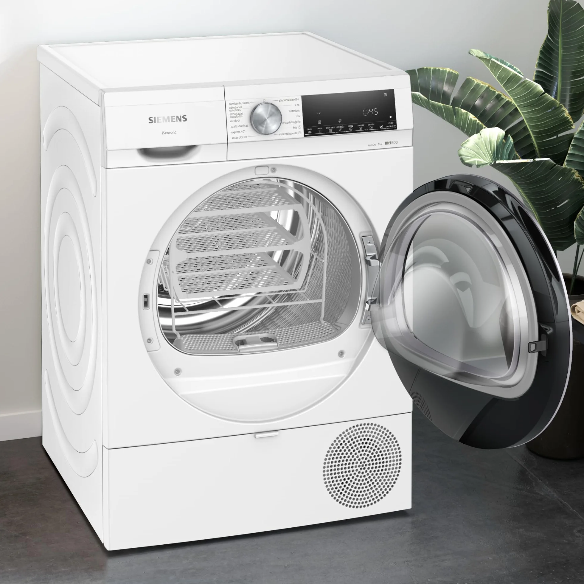 Siemens iQ500 Secadora con bomba de calor 9 kg autoDry Blanco WQ42G200ES