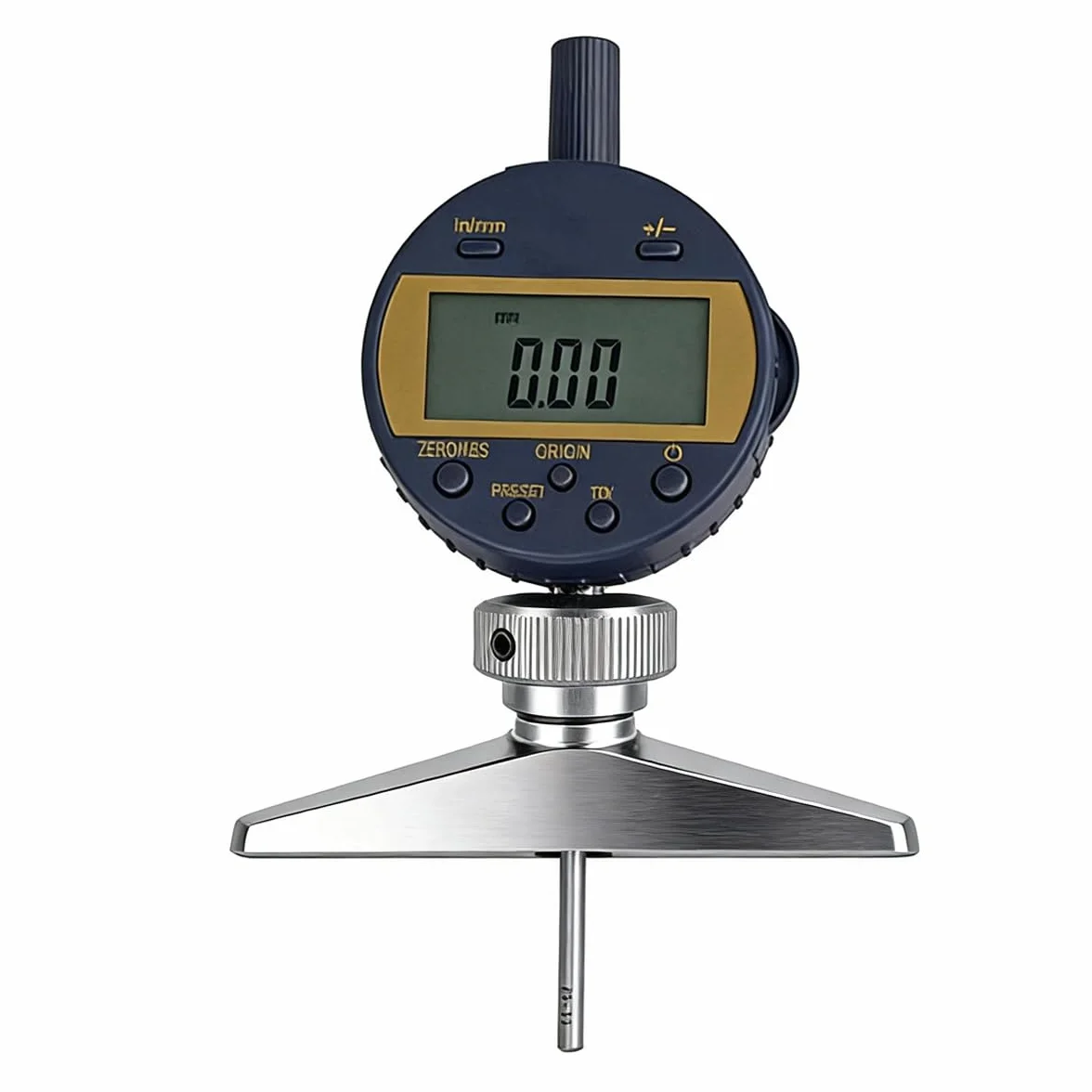 Ubric Base de acero 80 x 16 mm para mediciones de profundidad comparadores digitales y analógicos