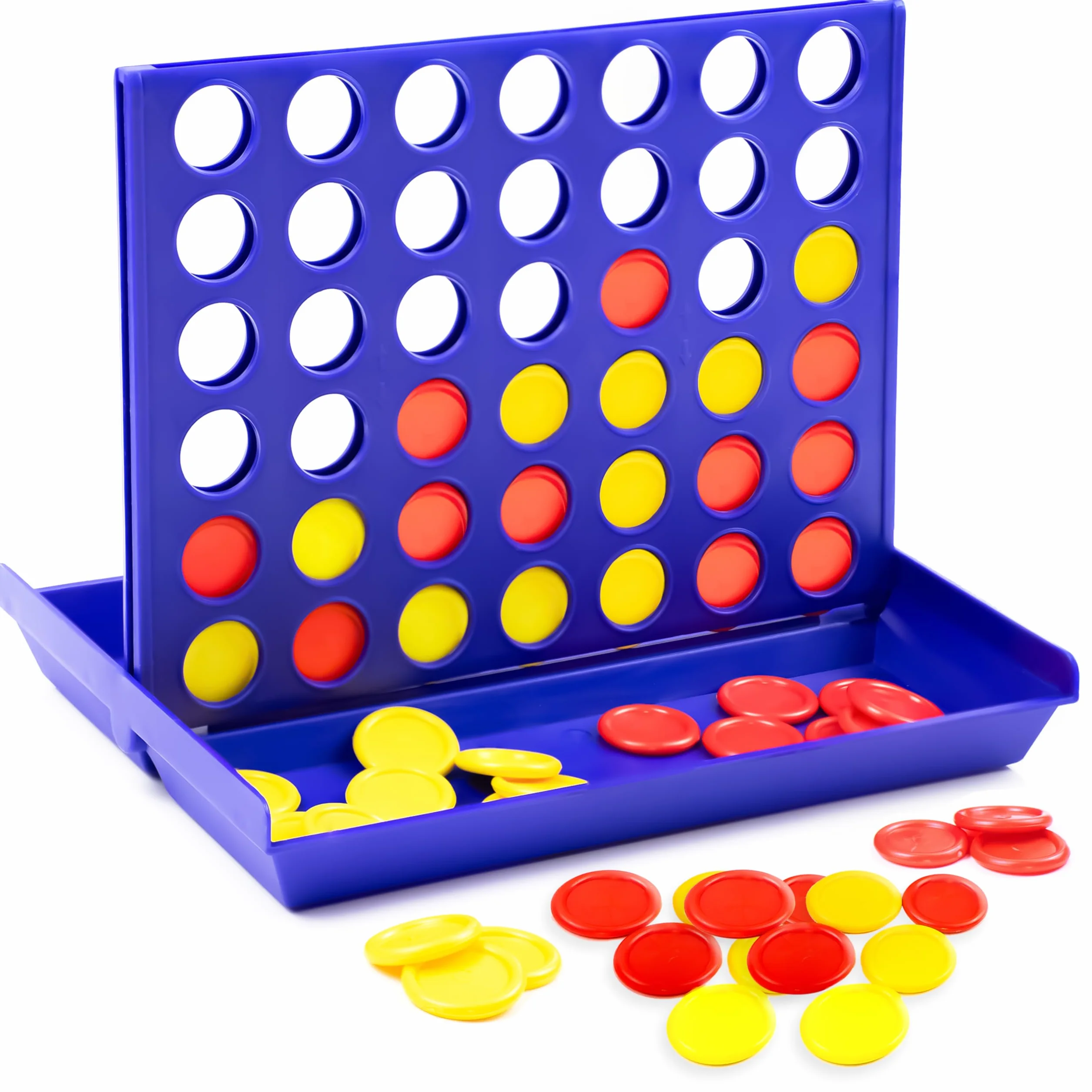 Juego de Mesa Cuatro en Raya Educativo para Niños Mayores de 3 Años Viaje