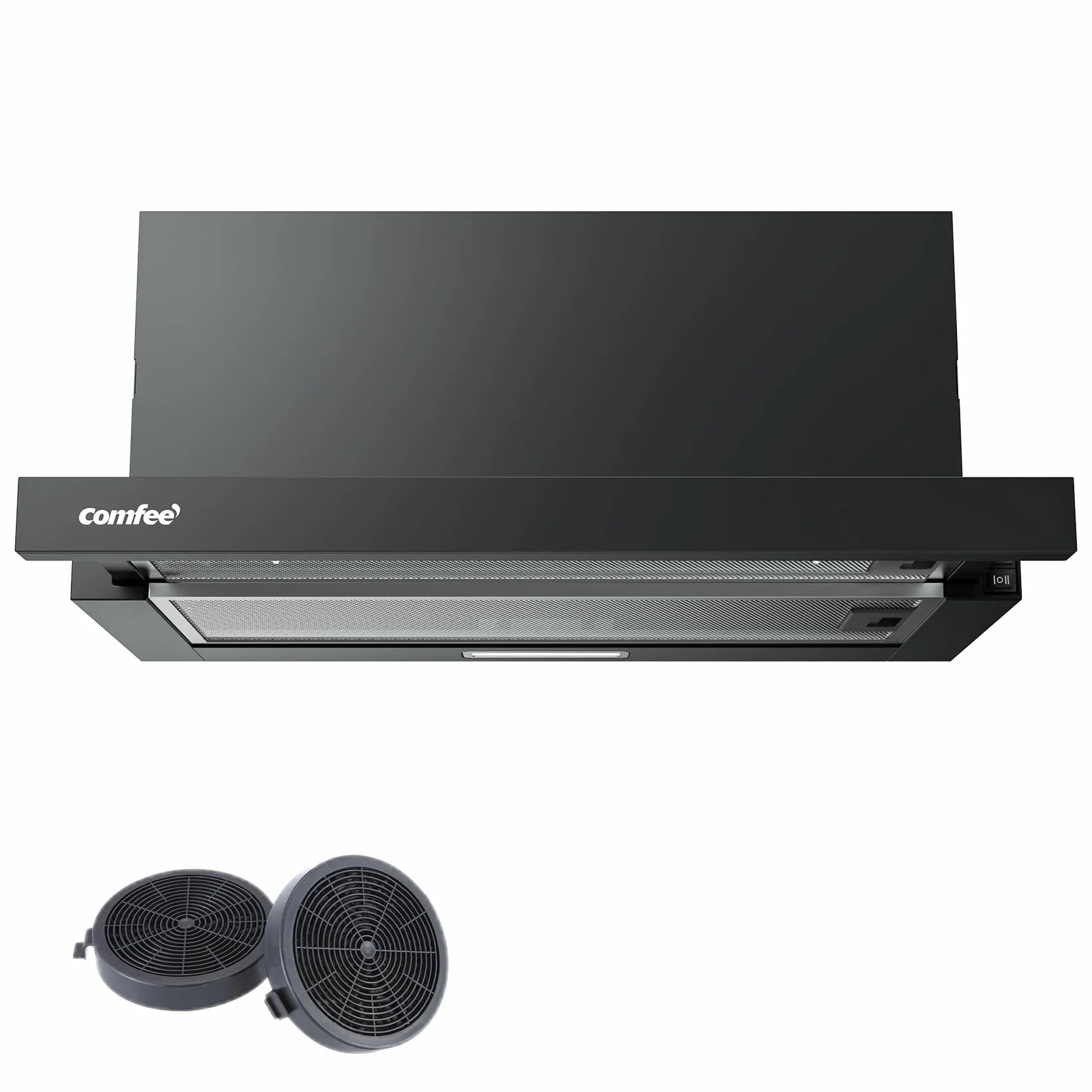 COMFEE Campana Extractora CHL03M21B 60 cm 400 m³/h Empotrable Negro
