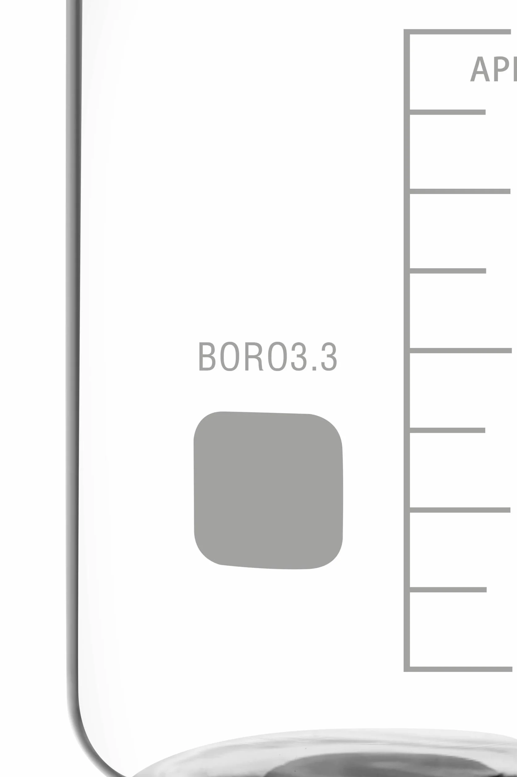 Vaso de Medición de Vidrio Borosilicato 3.3 - Resistente al Calor, Graduado para Laboratorio y Cocina, 50ml 100ml 250ml(500+1000ml)