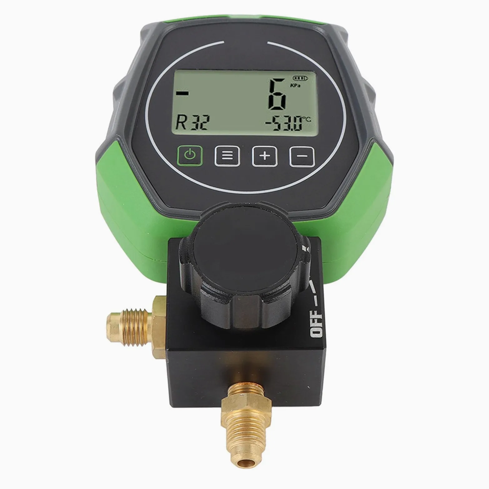 Medidor Digital HVAC 0-6000KPa Diseño de Válvula Probador de Medidor de Vacío HVAC de Alta Precisión para Mantenimiento e Instalación para Equipos que Cumplen con las Normas y Temperatura