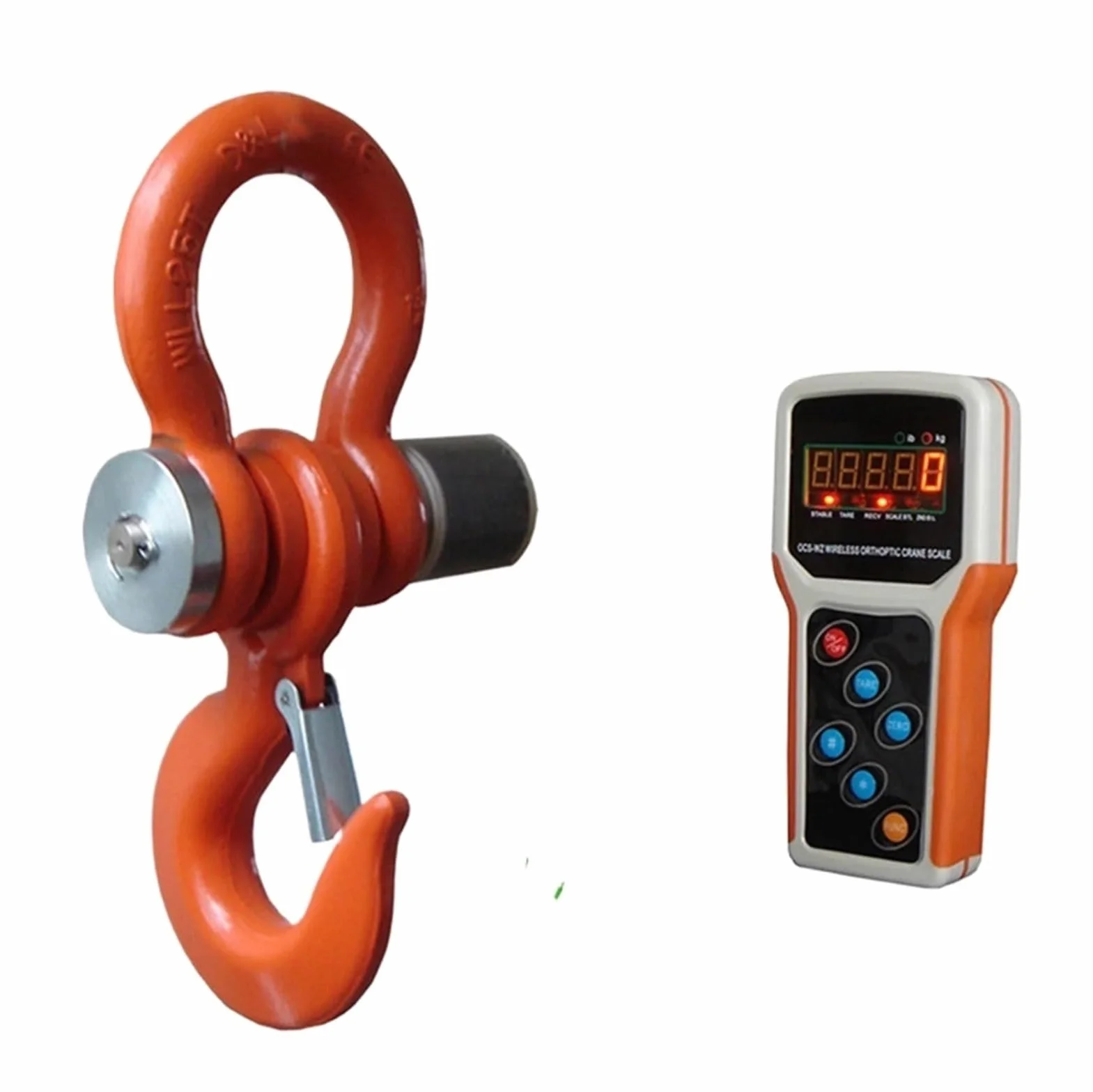 Escala Industrial, Báscula de grúa Digital electrónica inalámbrica de 5000KG báscula colgante Industrial resistente con medidor de mano 5T