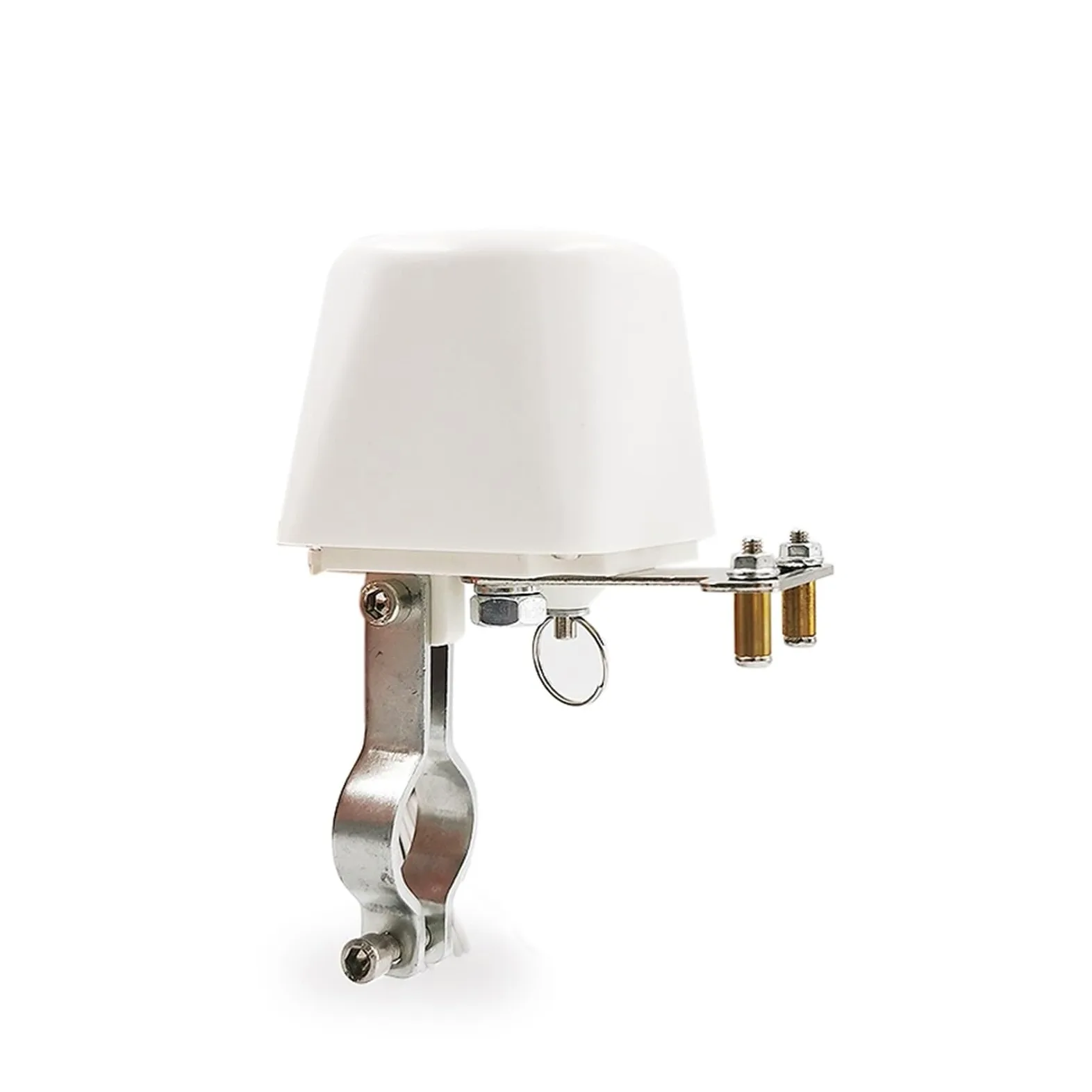 Válvula manipuladora de tubería de gas DN15 DN20, válvula de bola de 1/2 3/4 pulgadas for cierre de gas/agua, válvula de corte de 12 V 1 A, 1 unidad(DN20,White)