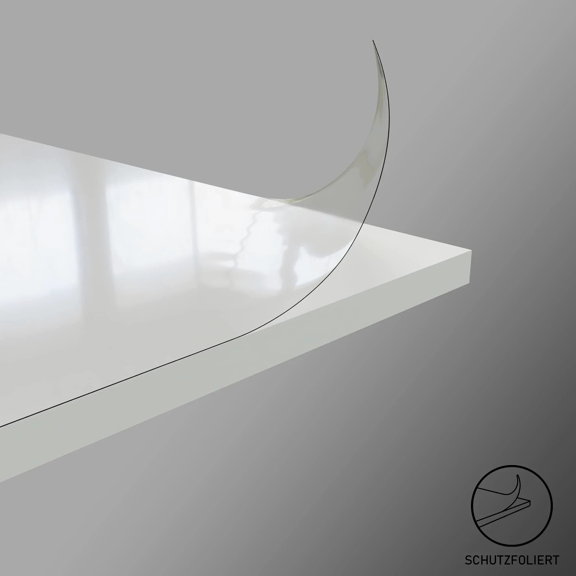 Placa de PVC 2000x1000 mm - 1 unidad - Placa de PVC mate sedoso, superficie lisa sin poros - Placa de plástico 1mm blanco (RAL 9016) - ligeramente flexible - (1 unidad - 200x100cm, 1mm blanco)