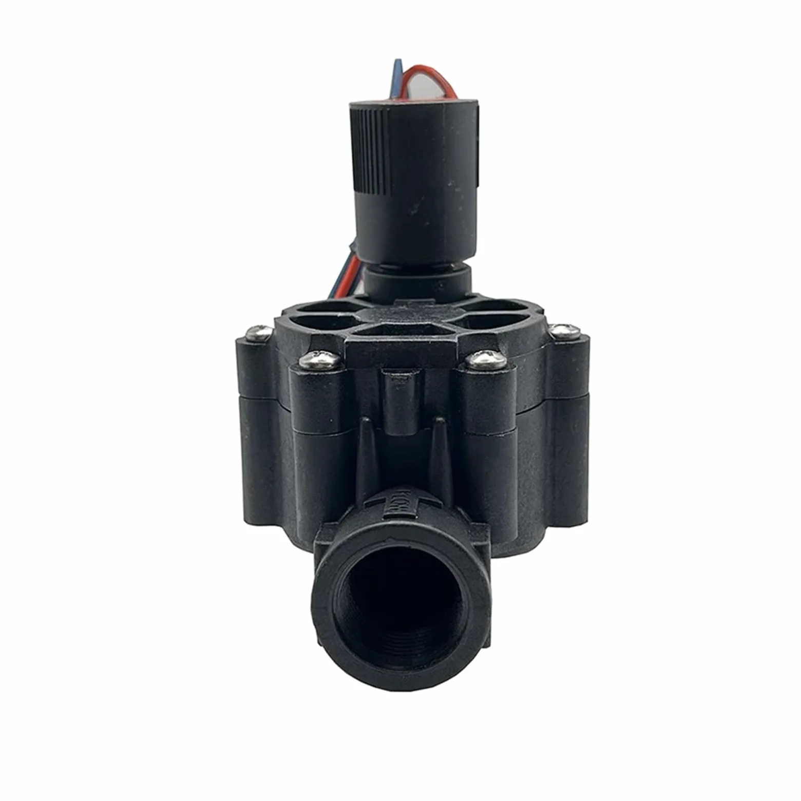 Válvula Solenoide de agua de 1/2 ", 3/8", 3/4 ", 1", 220, 12V, 24V, válvula de nailon normalmente cerrada for riego de jardines y granjas Para aplicaciones industriales(C,110)