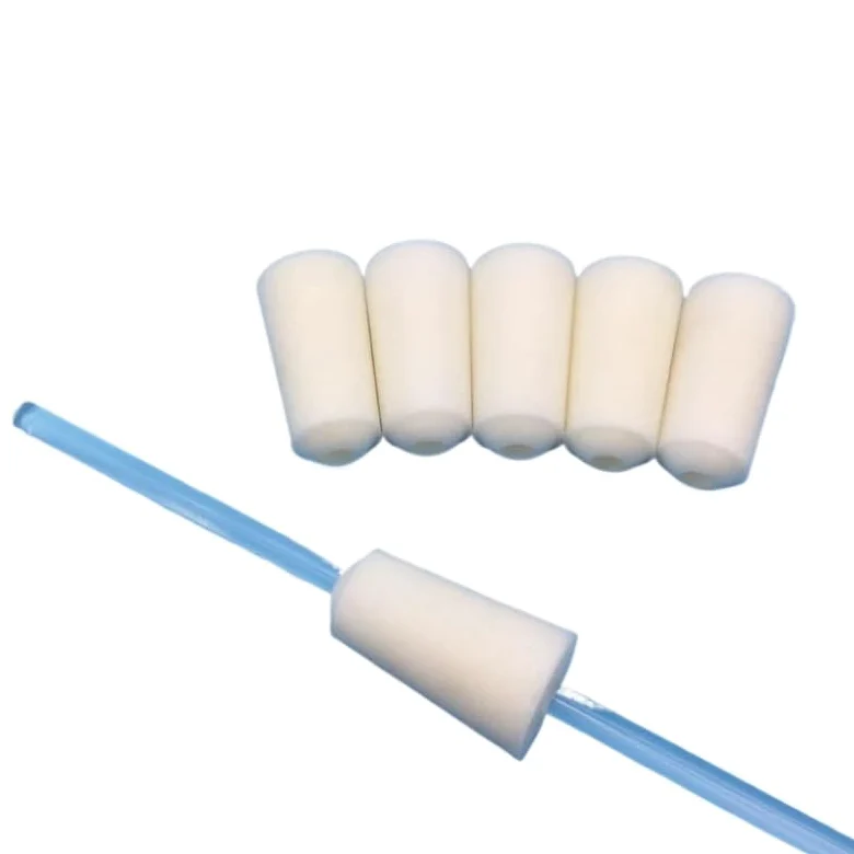 20 Tapones de Silicona for Tubos de ensayo de Laboratorio, tapón Hueco for Manguera de admisión, Tapones de Gel de sílice for experimentos(33-38mm)