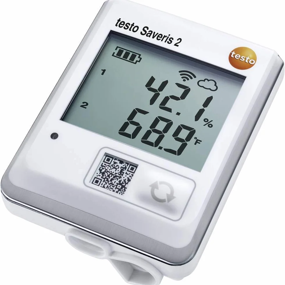 Testo Saveris 2-H2 MultI-Datenlogger Messgr??e Temperatur, Luftfeuchtigkeit -30 Bis 70 ?c 0 Bis 100 % Rf (0572 2035)