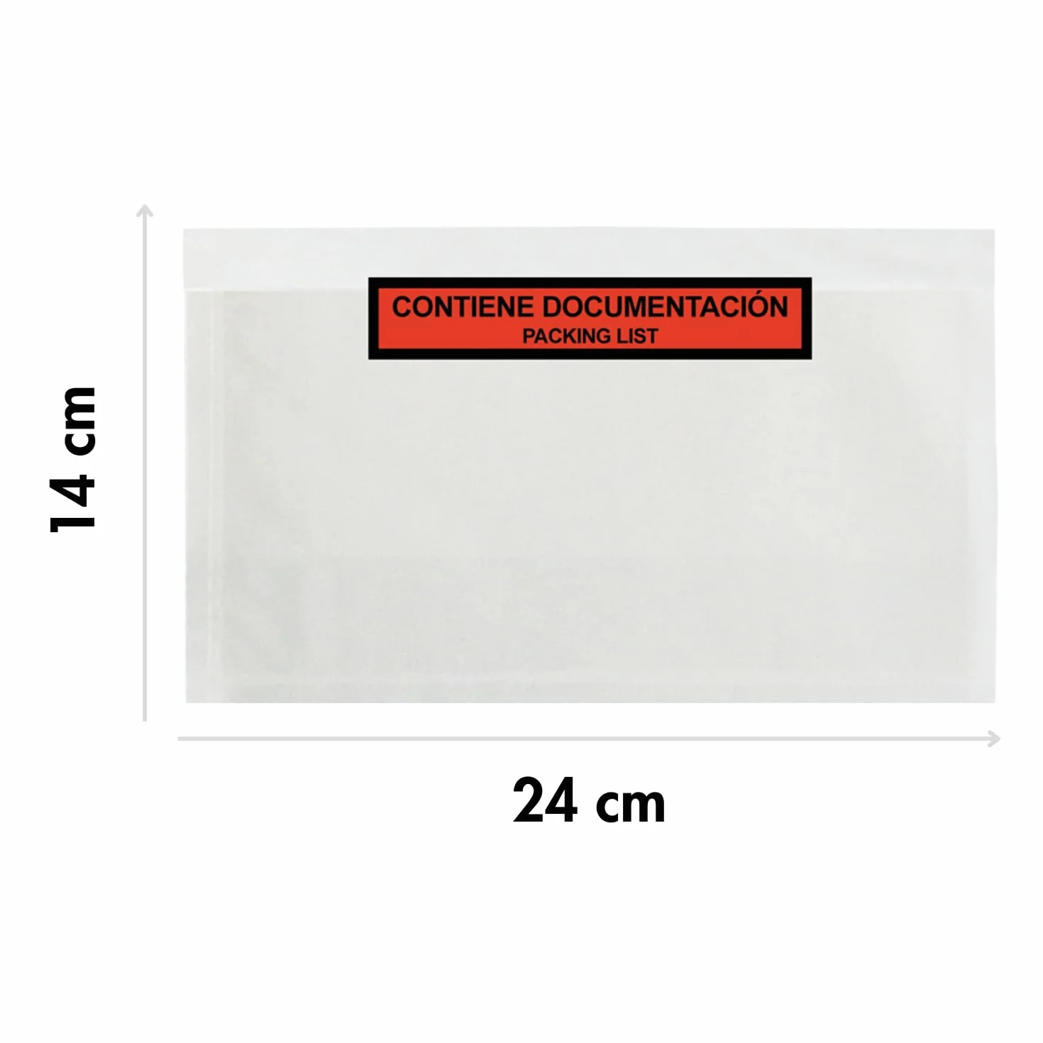Sobres de 240x140 mm, 250 unidades - Portadocumentos autoadhesivos - Material de oficina