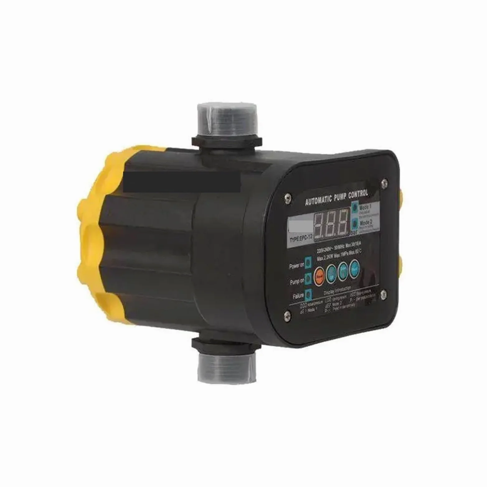 Regulador de presión, Interruptor de control de presión ajustable, bomba hidráulica automática, interruptor de flujo de agua de bomba de refuerzo, controlador de presión electrónico