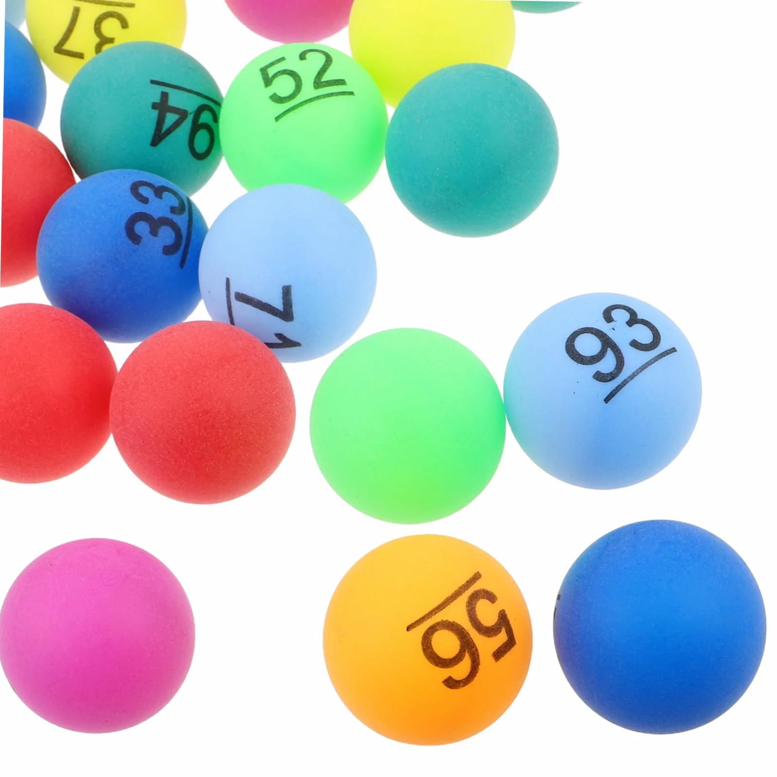 FRCOLOR 100 Piezas Bolas de Premio Numeradas para Bingo y Rifas
