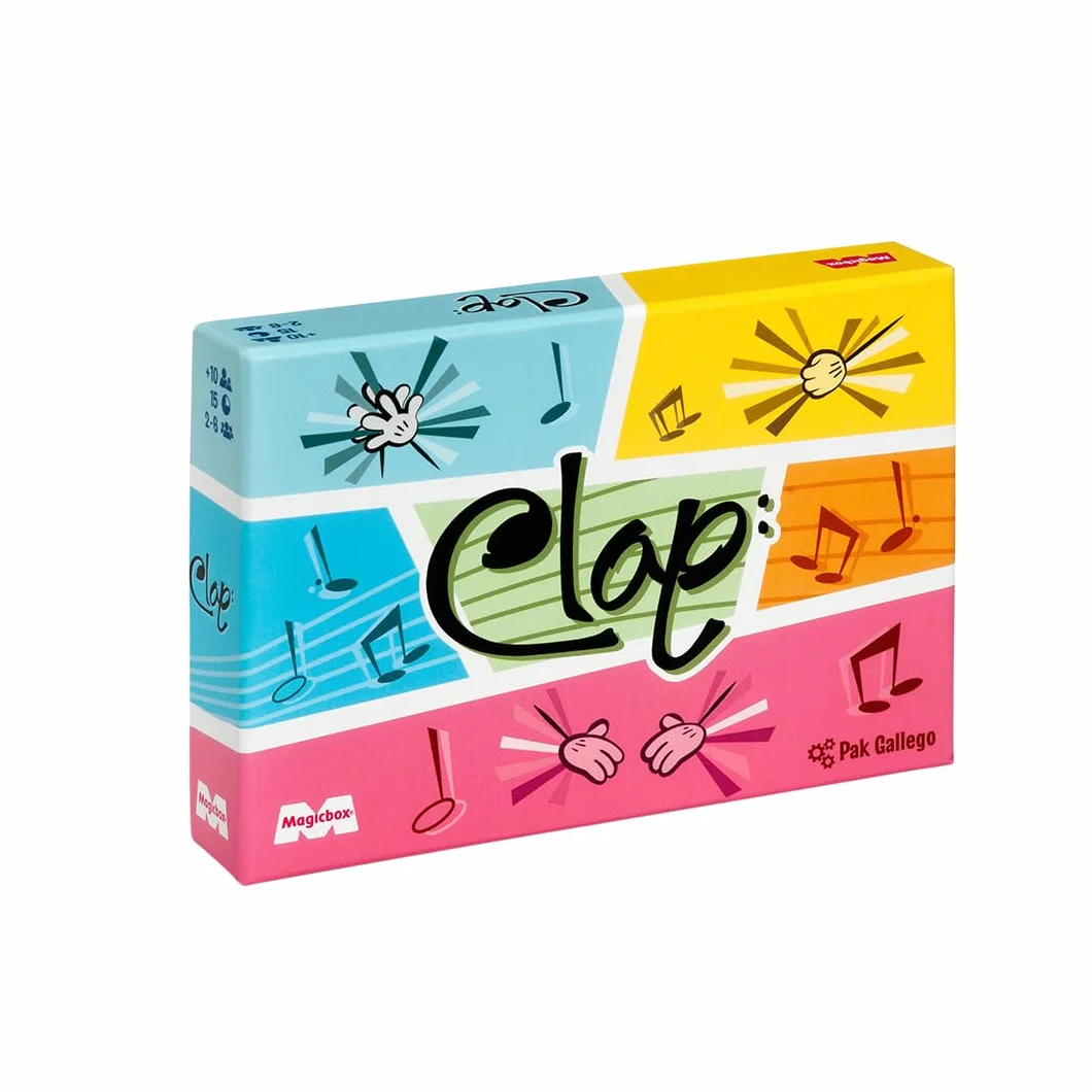 Clap Juego de Cartas Musical Rhythm Game 2-6 Jugadores 10+ Años