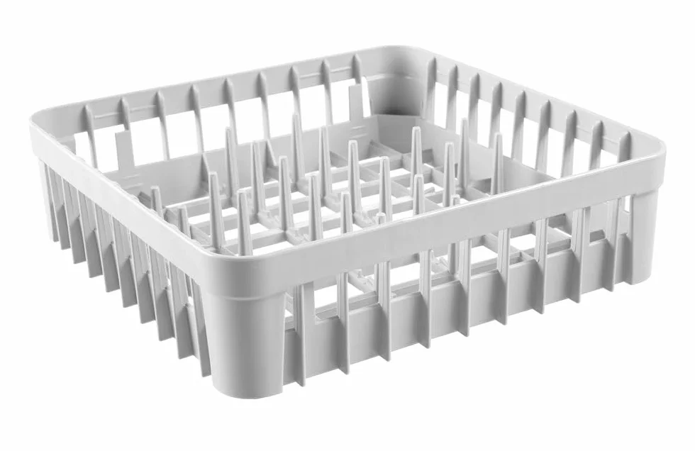 HENDI Lavavajillas industrial, para cestas 40x40cm, con control electromecánico, máquina lavaplatos lavavasos lavacopas, 230V, 2800W, 470x510x(H)710mm, acero inoxidable
