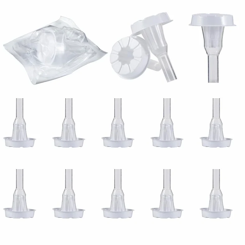 10 condones urinarios para hombres, duradero, práctico, silicona, evita fugas, 32 mm, transparente, ideal para hombres mayores o discapacitados, higiénicos y desechables (S)