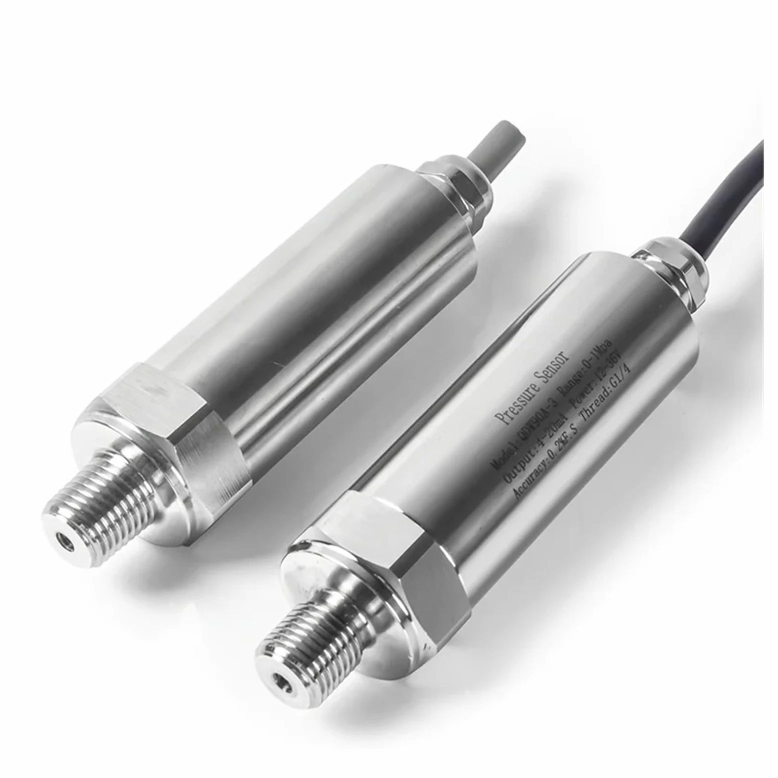 Convertidor de Sensor de transmisor de presión a prueba de agua, Cable de Sensor absoluto de salida rs485 de 4-20mA(0-10V output,0-50bar)