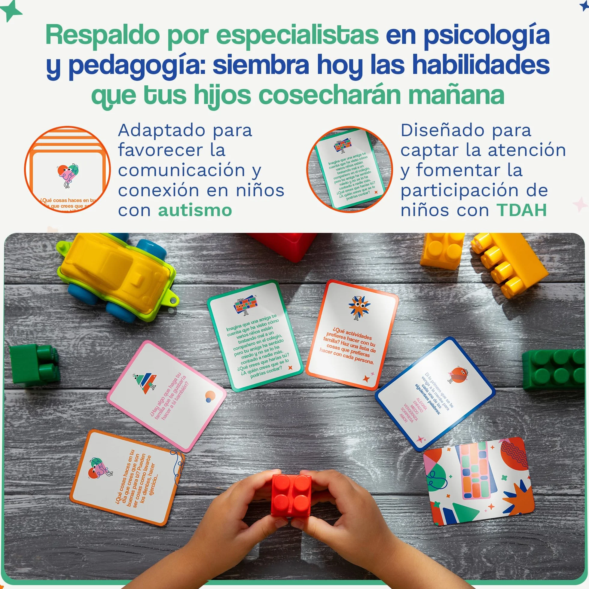 El Arte de Crecer 60 Cartas de Emociones para Niños Juego de Inteligencia Emocional Educativo 5+ Años