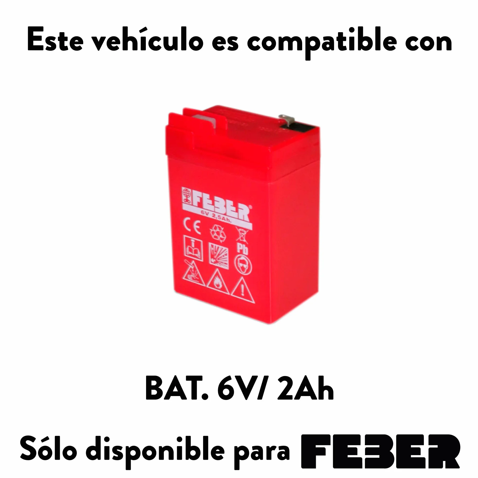 FEBER Quad Racy Pink 6V Coche Eléctrico para Niños 18 Meses a 3 Años Ruedas Grandes Batería 40 min Cargador Incluido