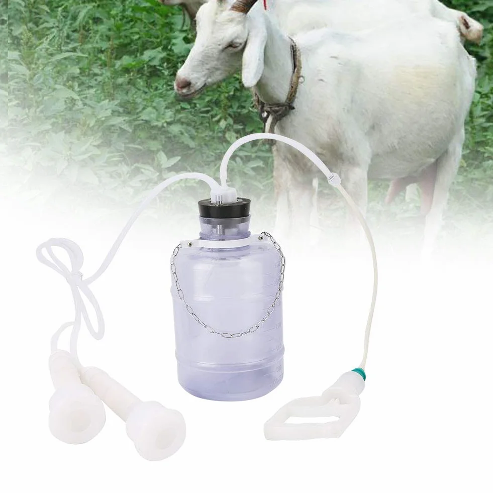 Máquina de ordeño, ordeñadora de cabras profesional para ordeñadora de vacas para ordeñadora manual de cabras(For sheep, black)