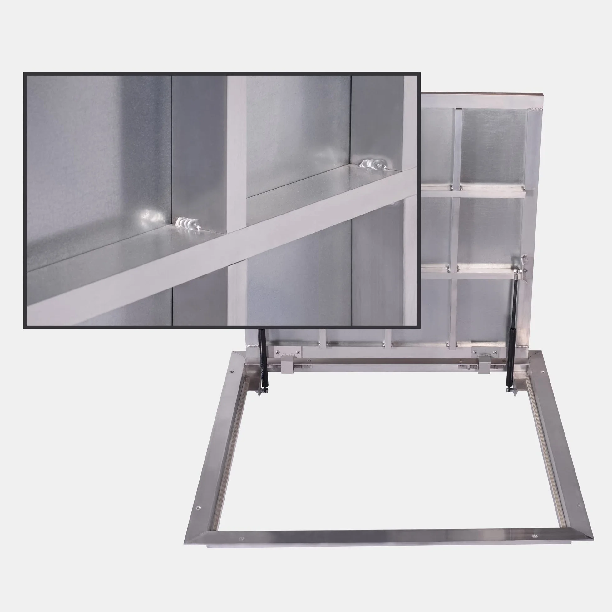 Trampilla de suelo Aluminio 700 mm x 900 mm(P) Tapa de Registro Tapa de Pozo Puerta de Inspección Tapa de Escotilla