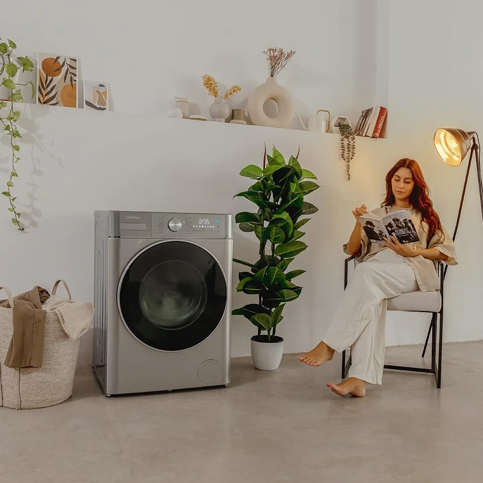 Cecotec Bolero Wash&Dry 8590 Lavadora Secadora 8.5kg 1400RPM Inverter Steel