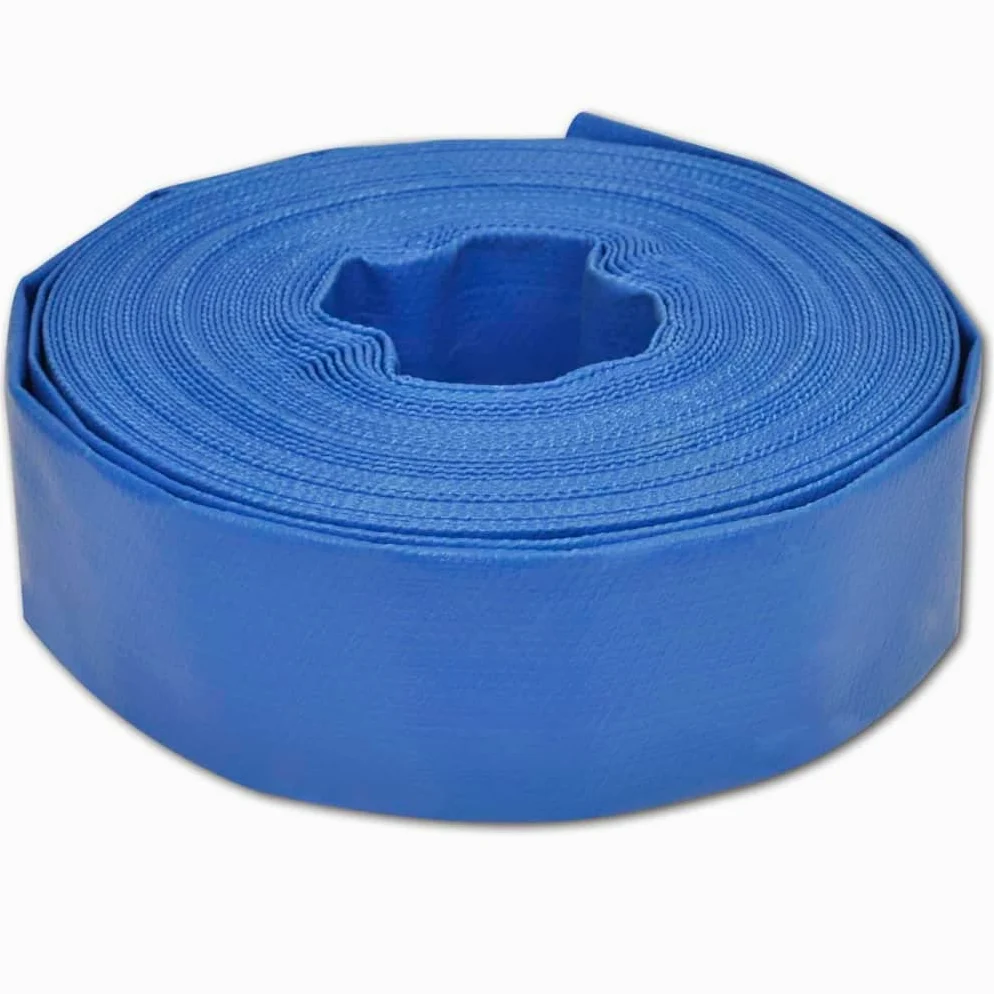 Fontanería,Mangueras de fontanería y líneas de suministro,Manguera plana 25 m 1,5" PVC