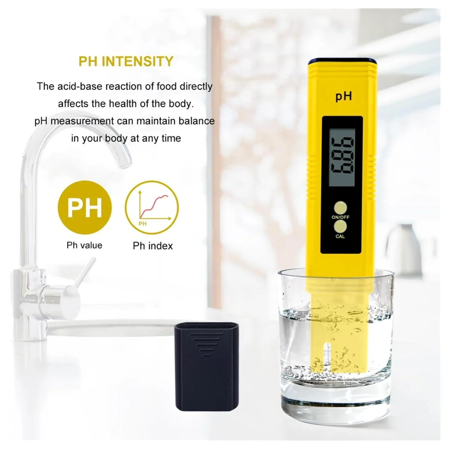 Medidor de PH Digital LCD portátil for elaborar cerveza, acuario, piscina, agua, vino, orina, Tds, autocalibrador, 10 Uds, Probador preciso