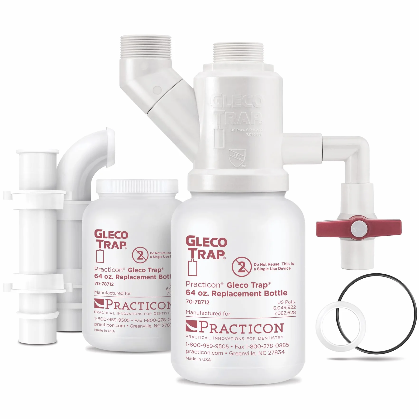 Practicon 7078713 Gleco Trampa System, 64 oz