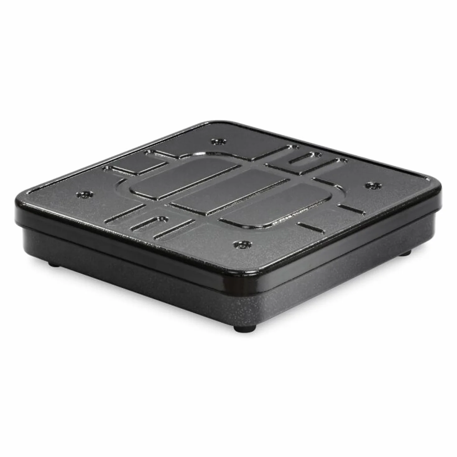 Kern Báscula de plataforma de acero inoxidable, modelo exitoso de larga duración con dispositivo de evaluación a prueba de polvo y salpicaduras, rango de pesaje de 35 kg, 318 mm x 308 mm x 75 mm