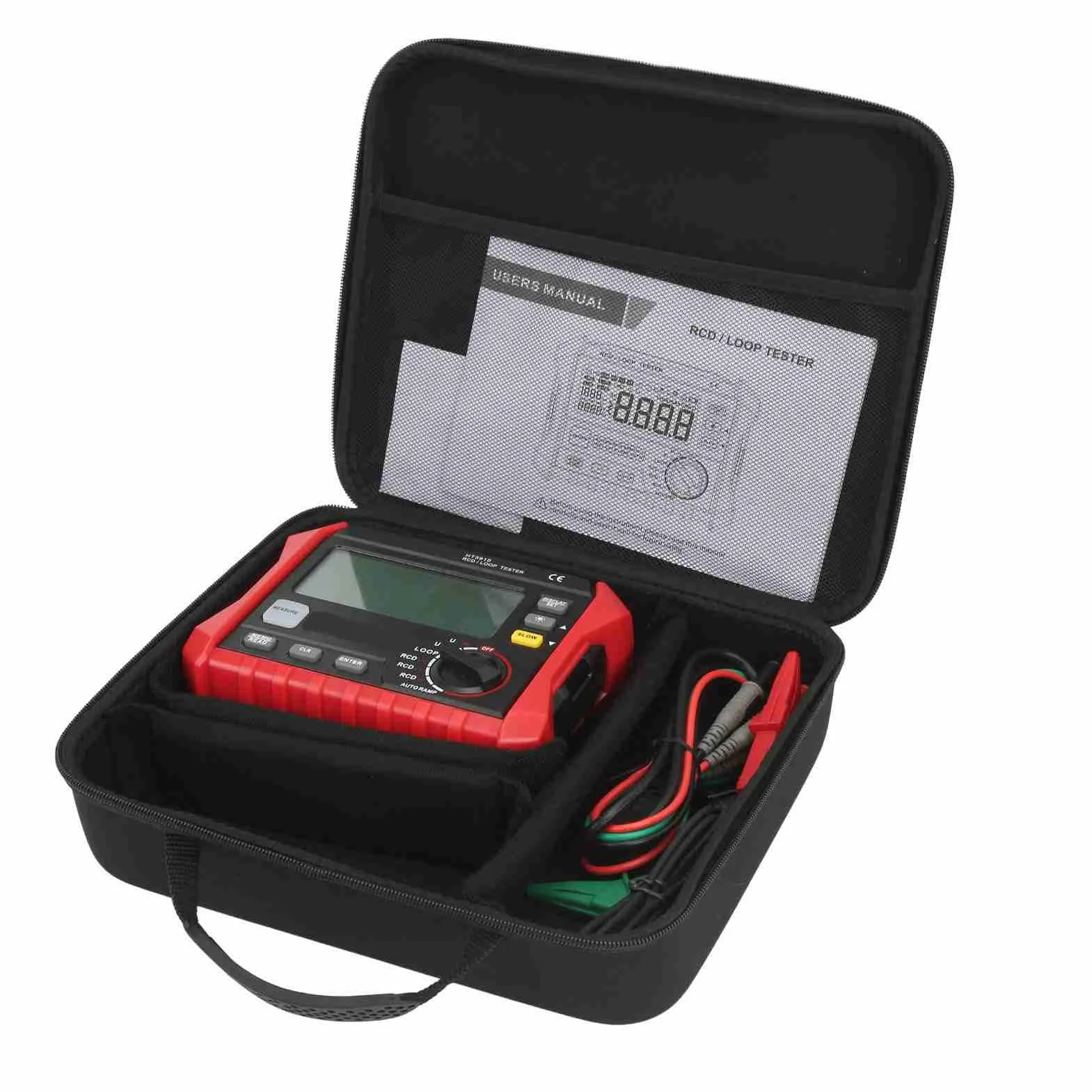 Probador de Resistencia de Interruptor de Fugas, Rango Automático Completo Probador de Resistencia de Aislamiento Digital Multifuncional HT5910 Construcción Compacta para Detección de