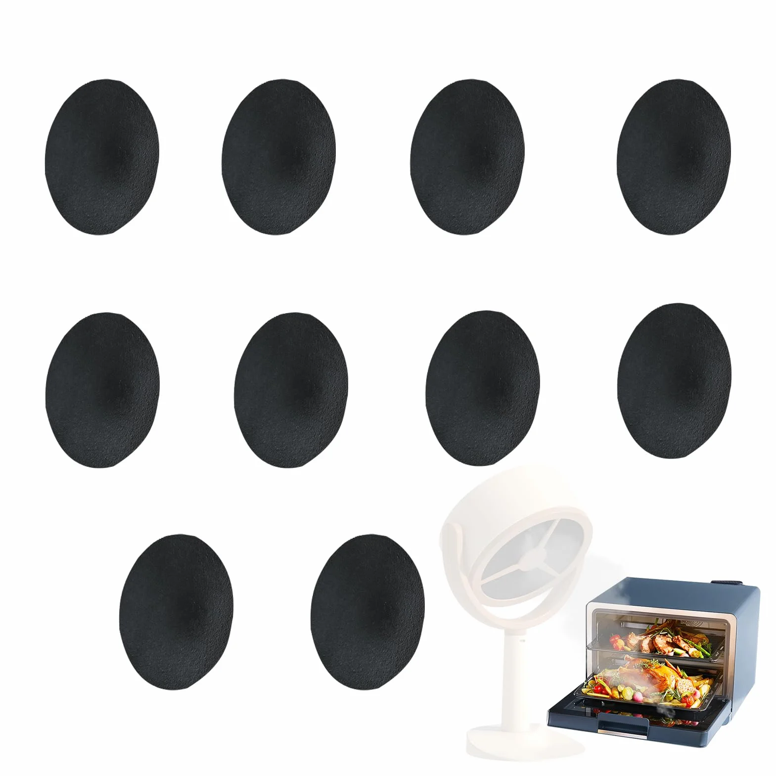 Campana de Cocina Portátil 3000 mAh Ventilador Extractora Liviana para Barbacoa Interior