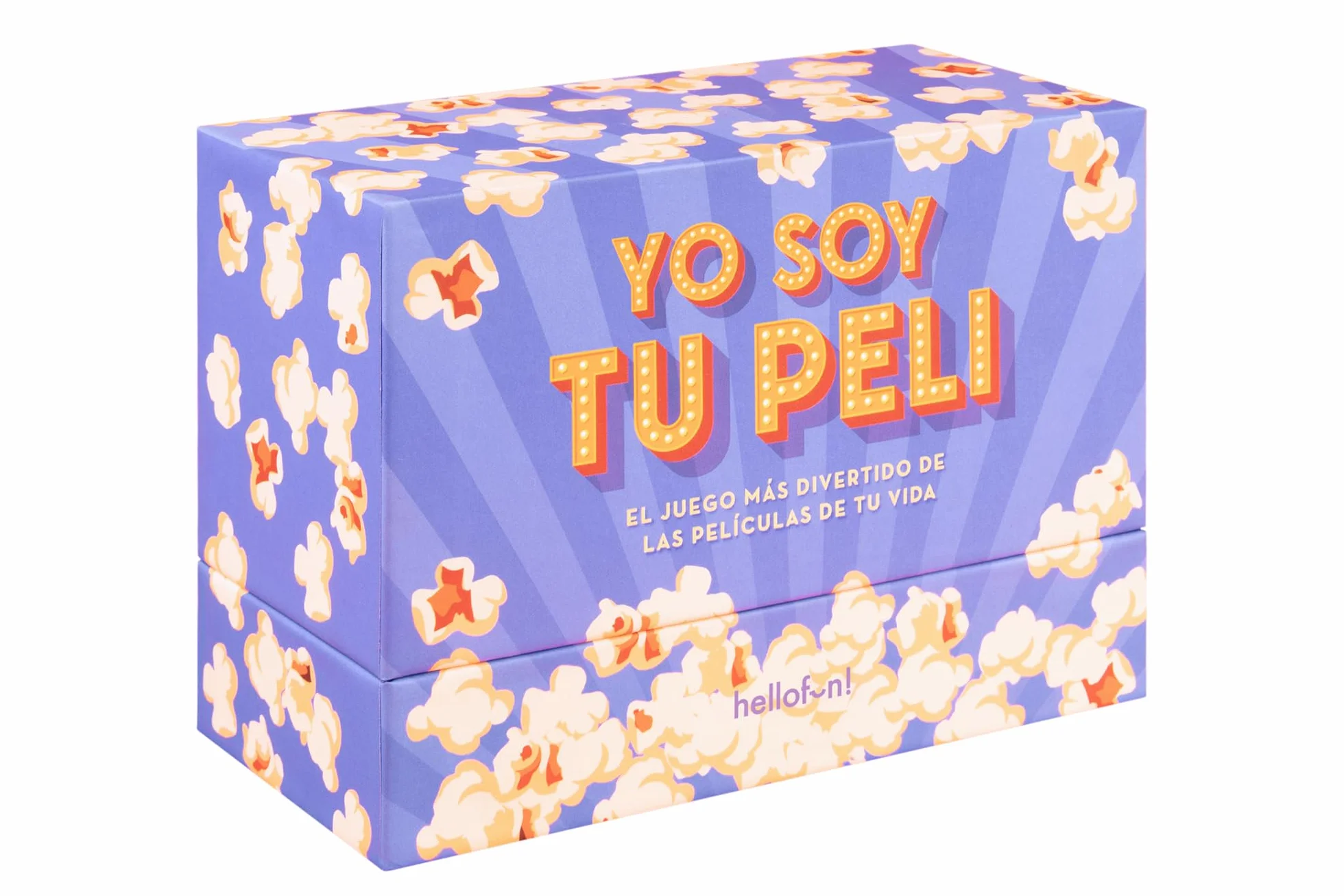 Hellofun! Juegos de Mesa Adultos YO Soy TU PELI | Juego de Cartas Películas | Actúa, tararea y adivina películas | 4 jugadores | 30 min