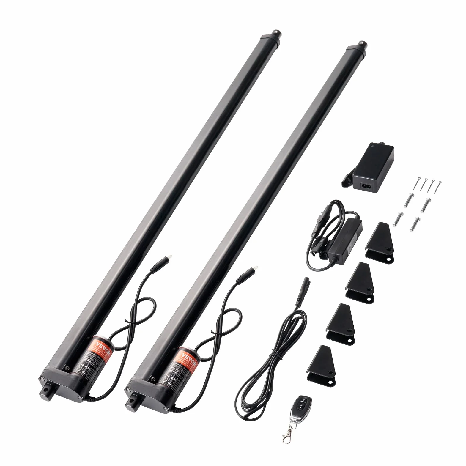 VEVOR Actuadores Lineales Kit 2PCS 12V Actuador de Movimiento Lineal 760mm Velocidad 9mm/s, Actuador Lineal 220lb/1000N Control Remoto Inalámbrico para Levantar TV/Mesa/Sofá, Protección IP54