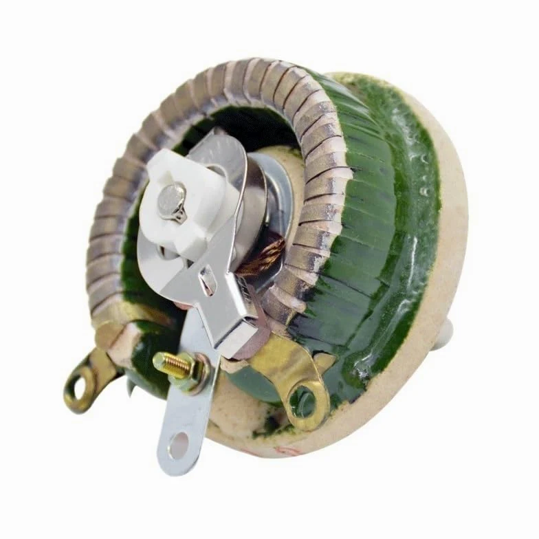 Reóstato BC1 de Alta Potencia 25 W y 2 K, Resistencia Alambre bobinado Variable rotativa, Forma Disco, Ajustable, reóstato Deslizante