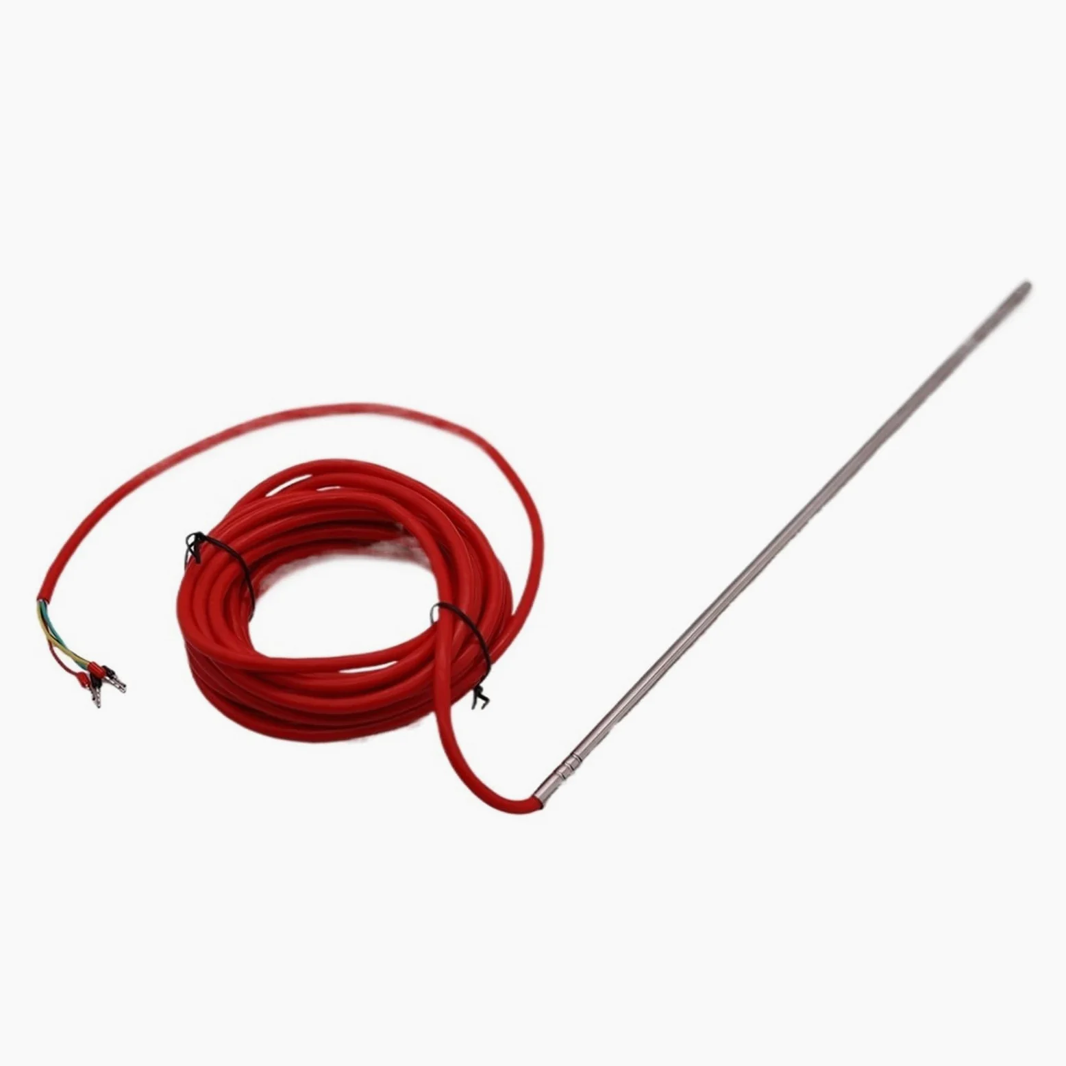 3 uds 6*310mm A clase 4 cable tipo PT100 Sensor sonda de temperatura resistencia térmica Pt100(Cable length 4m)