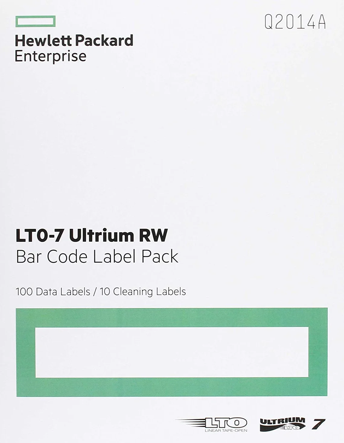 HP - Enterprise e RW Bar Code Label Pack – Etiquetas de códigos, q2014 a