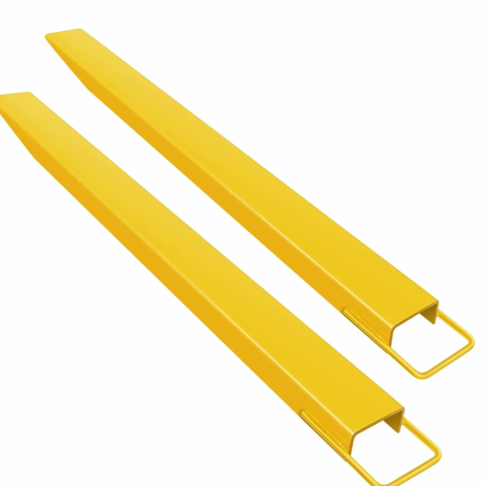 VEVOR Extensiones de horquilla para paletas Extensiones de carretilla elevadora de 213x14,7 cm accesorios de acero de aleación antioxidante para almacén, fábrica, taller, cargas pesadas y voluminosas