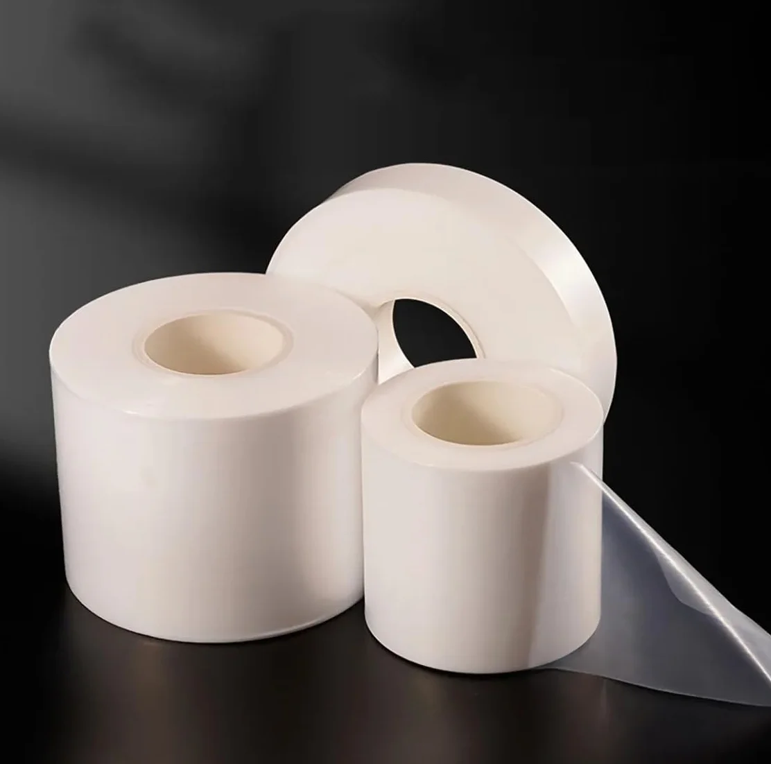 Lámina de película de PTFE blanca 1 m cinta aislante no adhesiva aislamiento alta temperatura 0.05x50mm