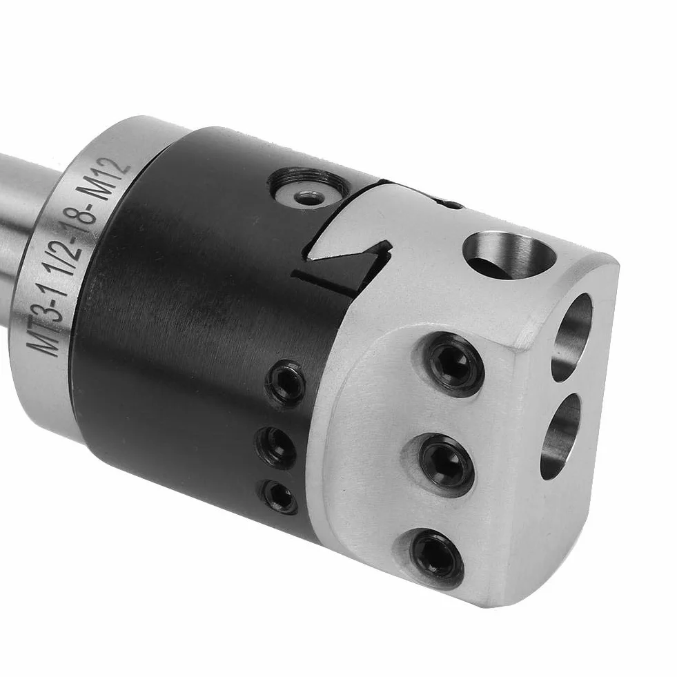 Herramienta de mandrinar 1-1/2-18UNF M12 MT3 Acero al Carbono F1 Cabezal de mandrinado