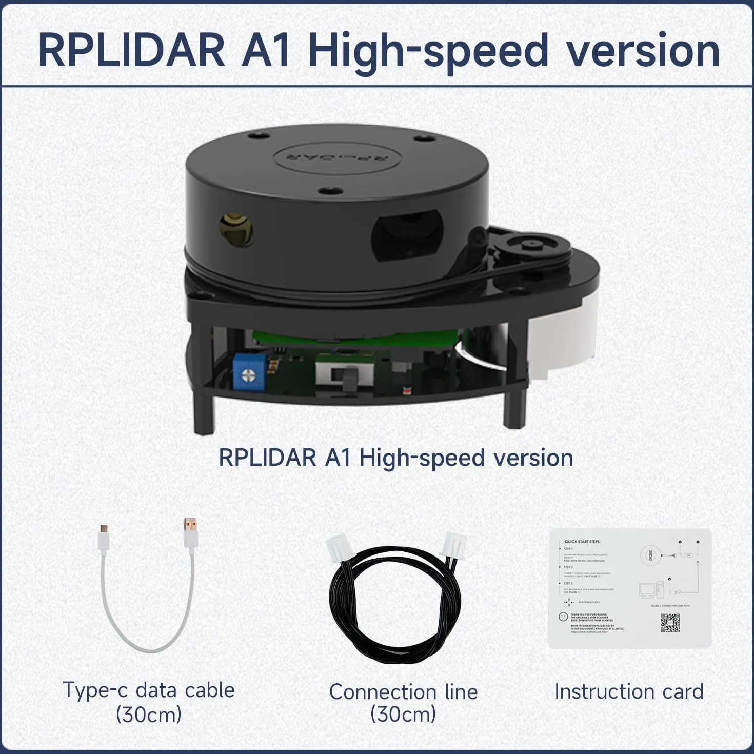 Yahboom Silan Lidar Sensor ROS Robot TOF Range Navigation 3D Scanner Laser Measurement Tool RPLIDAR A1 A2 A3 S1 S2 M2 (A1 UP VER)