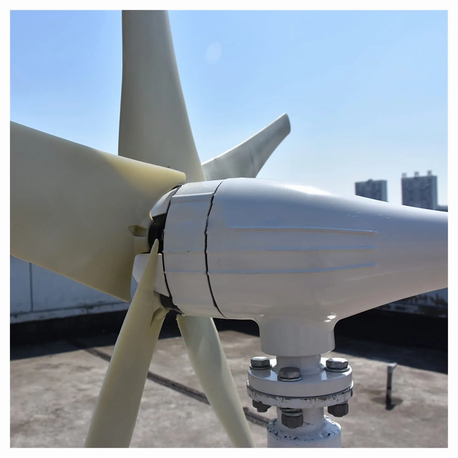 Aerogeneradores 3000W 5 Blades Energía libre Molino de viento 12V 24V 48V Energía eólica Pequeño Generador de Turbinas de Viento Generador MPPT Controlador para uso en el hogar Energía solar y eólica