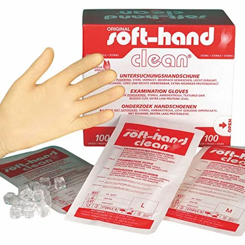 Soft de mano 00368852 Clean Guantes, individualmente, estériles, empaquetado, S (100 unidades)