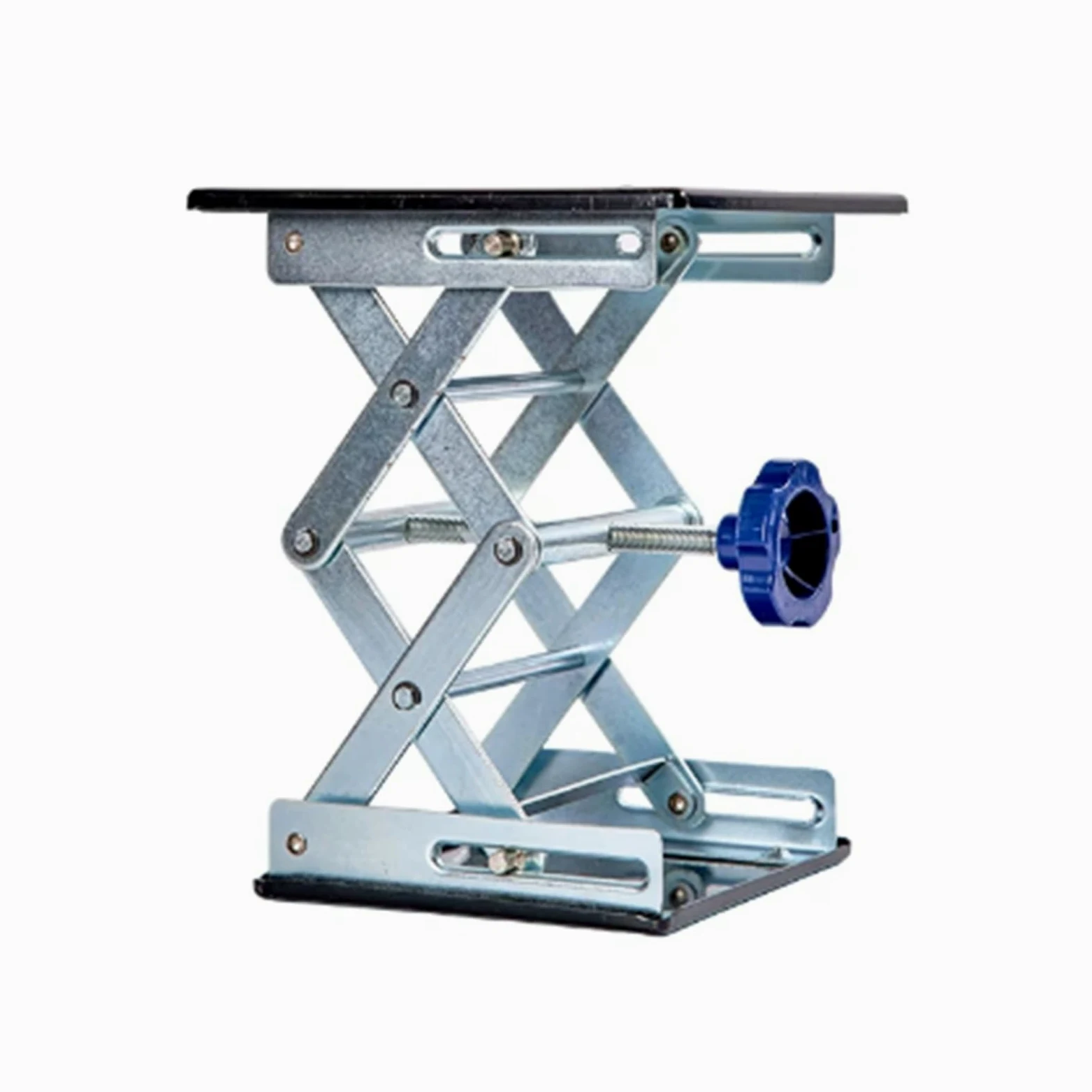 Plataforma De Soporte Gato Laboratorio, Elevación Nivel Acero Inoxidable | Altura de control manual: 7,5-26 cm, peso máximo de soporte: 15 kg, peso ligero for una fácil portabilidad