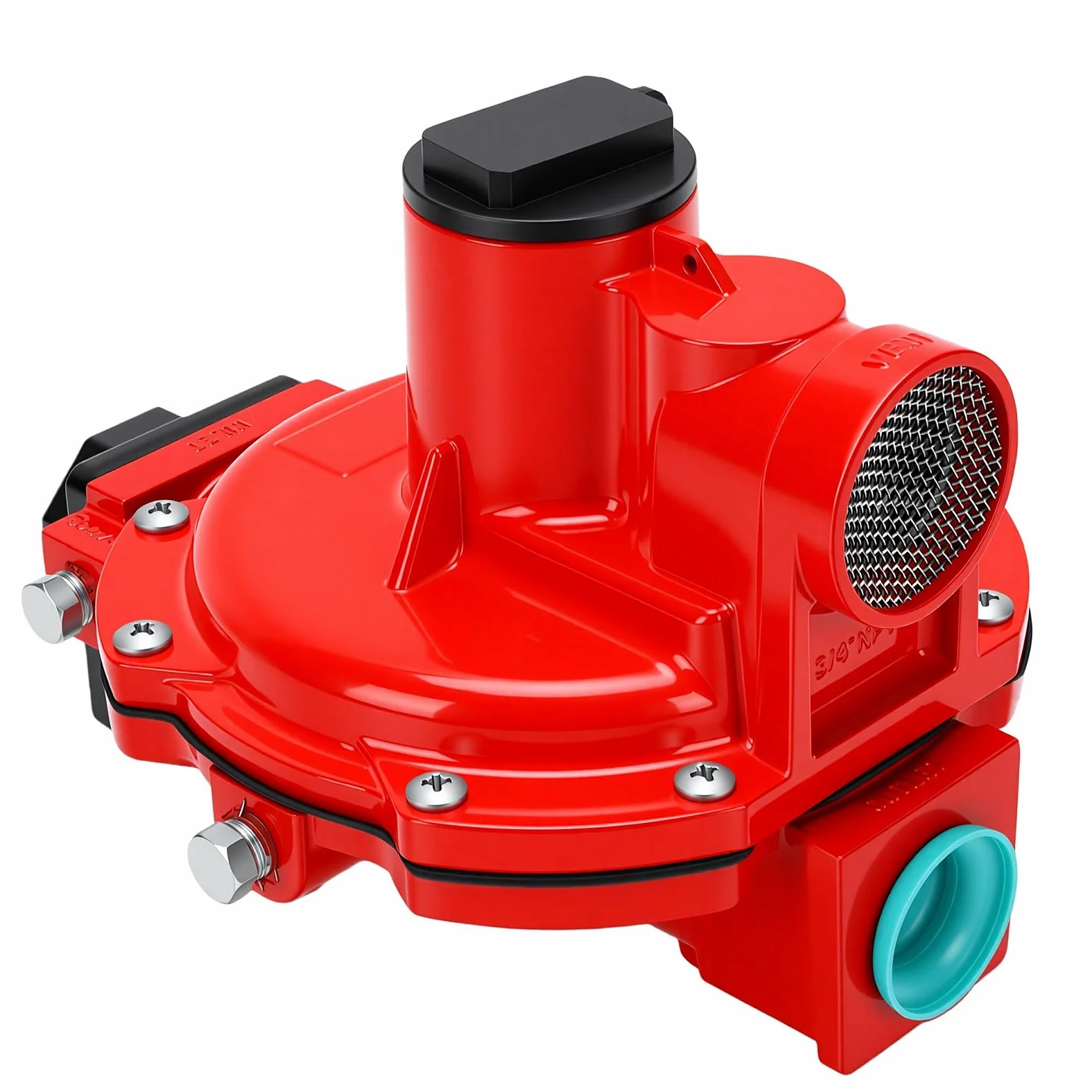 Regulador de Presión de Gas Ajustable, Válvula Reguladora de Gas Natural de 4-6 PSI, Entrada y Salida NPT de 3/4 de Pulgada, Presión Máxima de 250 PSI, Caudal de 30 M³/h