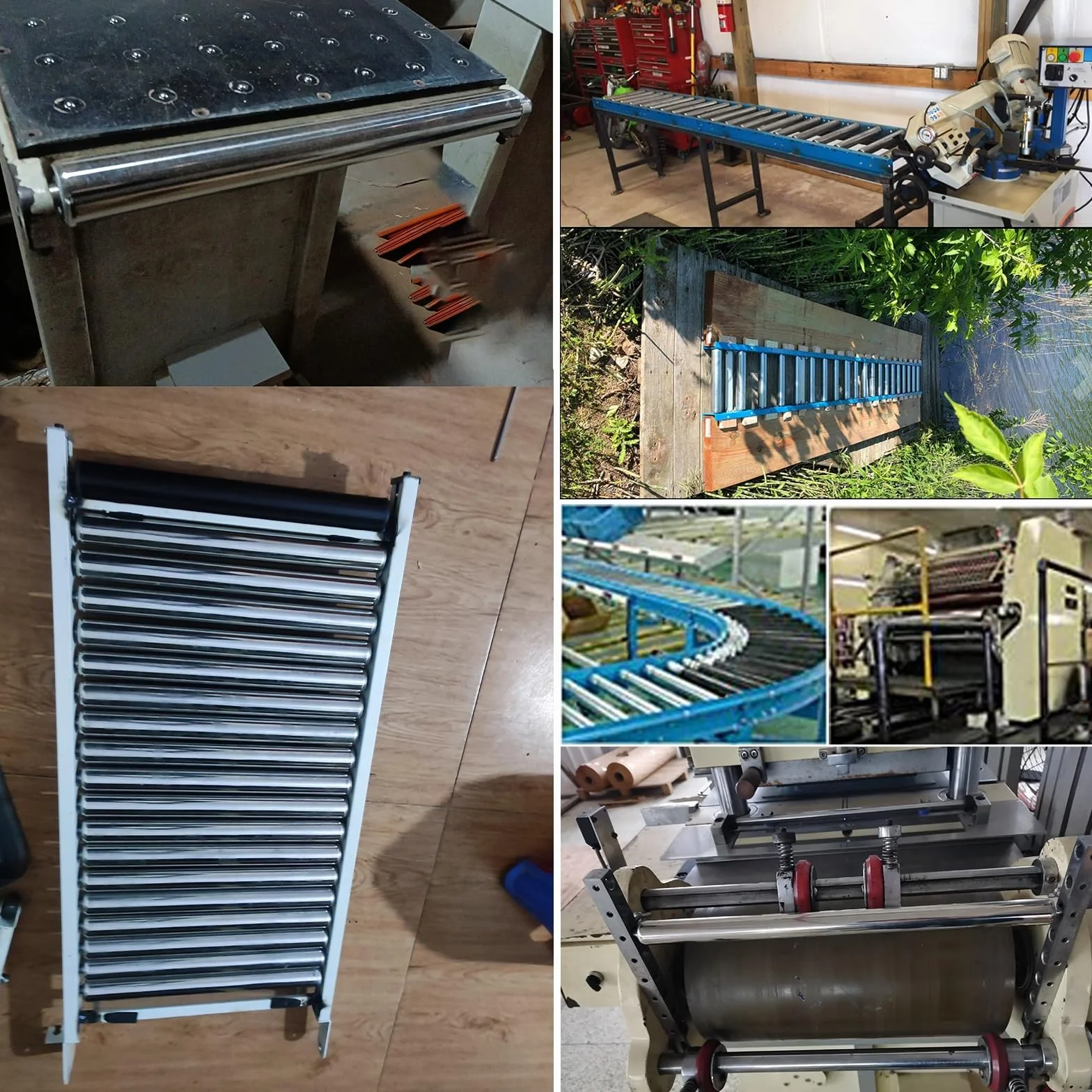 Rodillo Transportador Juego De 10 Rodillos Para Cinta Transportadora De Alta Resistencia De 100 - 1000 Mm, 25, 38 Y 50 Mm De Diámetro, Rodillos De Repuesto Para Transportadores Industriales De Fábrica
