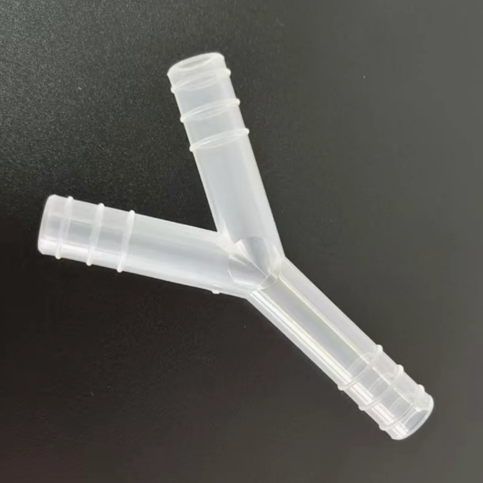 Conector de manguera con púas de 3 vías tipo Y de 100 piezas - Adaptador de manguera de PP for uso en laboratorio, maquinaria alimentaria y acuarios, 9,6 mm (3/8 pulgadas)(8.5mm 11/32inch 8Y)