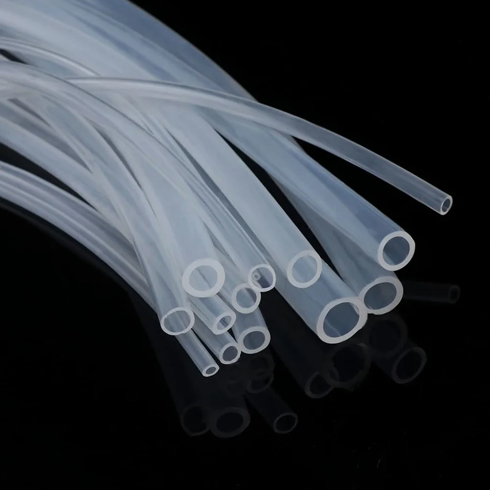 Manguera de silicona transparente grado alimenticio 5 m, diámetro exterior 4, 6, 7, 8, 9, 10, 11, 12, 14 y 16 mm(10x12mm)